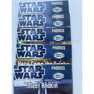 Scholastic Star Wars Phonics Book Set of 5 Education Teaching to Read